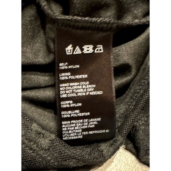 PINS AND NEEDLES WOMEN'S SHEER CROP TOP / MEDIUM / BLACK - Picture 5 of 5